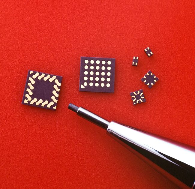 Macro shot of very small Microchips