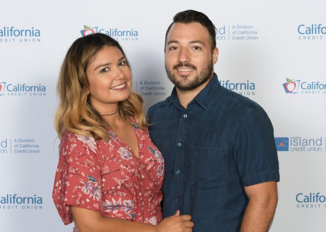 Couple at California Credit Union annual meeting