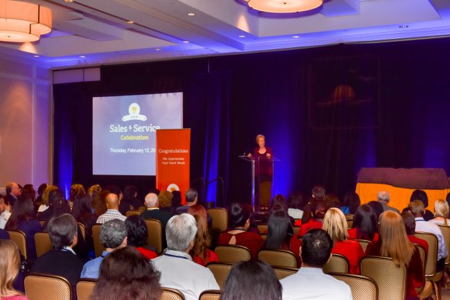 Attendees and Speaker at annual meeting