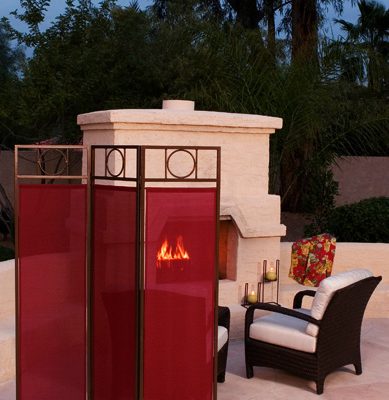 Sunsational Screen in Patio setting