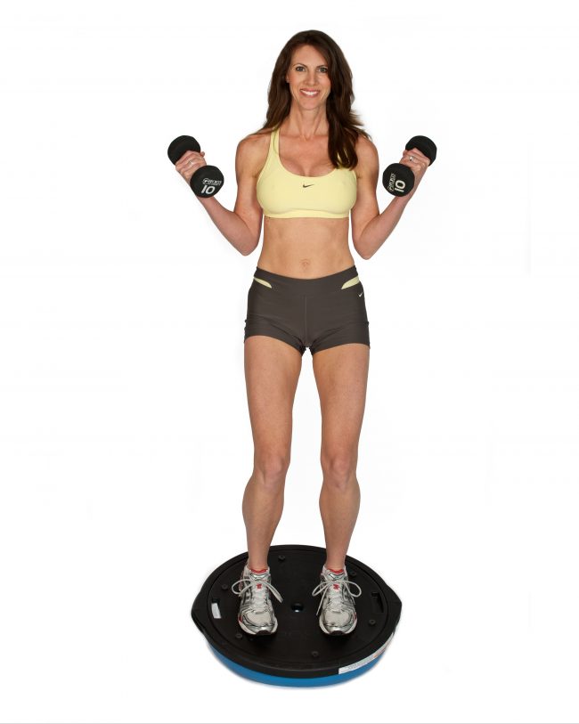 Lifestyle Workout Portrait, workout on bosu